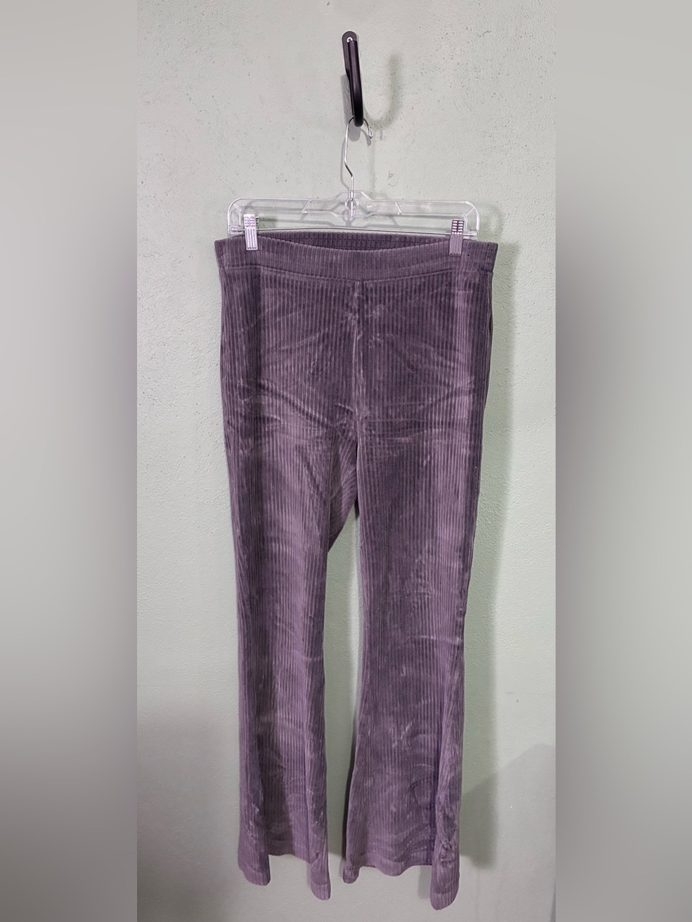Aerie grey Corduroy Leggings Size Large Like New